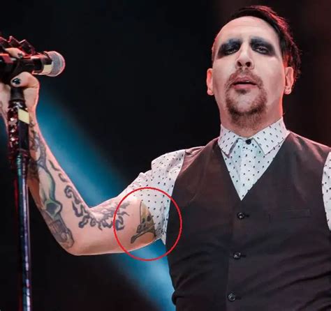 27 tatuajes de Marilyn Manson y sus significados